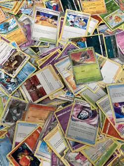 Pokemon TCG Bulk Lot 2 Tins Full of Cards 4lb Collection Holos - Image 3
