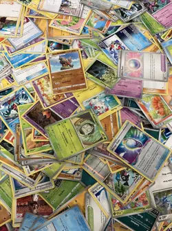 Pokemon TCG Bulk Lot 2 Tins Full of Cards 4lb Collection Holos - Image 5