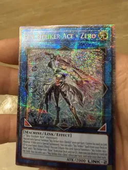 Konami Sky Striker Ace = Zero Link/Effect Holo 2000 ATK Yu-Gi-Oh! TCG Card - Image 1