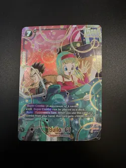 Bulla : GT 1st Anniversary FB03-127 English Fusion World Promo Card Dragon Ball - Image 1