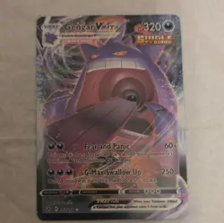 Gengar VMAX Single Strike Holo Fusion Strike 157/264 Pokemon Card - Image 1
