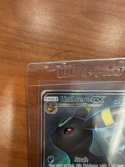 Pokemon Umbreon GX TCG Full Art Holo Card Sun & Moon 142/149 - Image 2