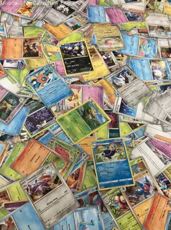 Pokemon TCG Bulk Lot 2 Tins Full of Cards 4lb Collection Holos - Image 5