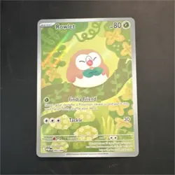 Pokemon TCG Rowlet 090/088 2026 Holo Basic Bird 80 HP 30 Attack English Card - Image 1