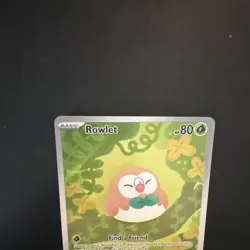 Pokemon TCG Rowlet 090/088 2026 Holo Basic Bird 80 HP 30 Attack English Card - Image 4