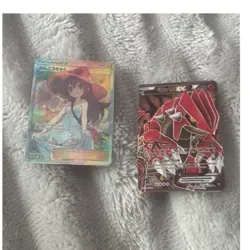 Nintendo Pokemon TCG Groudon-EX 007/080 Japanese Holo 2 Card Lot Full Art - Image 1