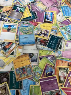 2.5LB Lot of Various Assorted Pokemon Cards TCG CCG in Collectible Box - Image 5