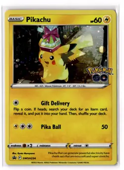 Pikachu - SWSH234 SWSH: Sword & Shield Promo Cards Cosmos Holo NM - Image 1