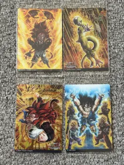 Dragon Ball Z Dokkan Battle Card Lot SS4 Gogeta Golden Frieza Goku - Image 1