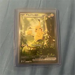 Pikachu EX 276/217 Scarlet & Violet Full Art Special Illustration Rare Holo Card - Image 1