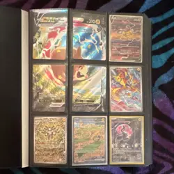 Nintendo Pokemon TCG Binder Lot Holo Foil mint cards - Image 2