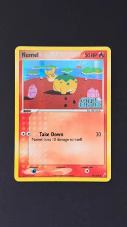 Numel Reverse Holo 59/100 Ex Crystal Guardians Stamped Pokemon Card - Image 1