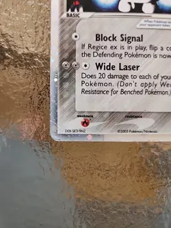 Pokemon TCG Registeel EX Ultra-Rare Card 100/106 Emerald - Image 2