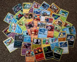 Pokemon Card Bundle Of 40 Great Condition TCG - Image 1