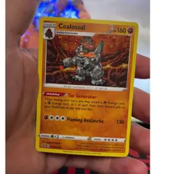 Pokemon Coalossal SWSH054 SWSH Promo Holo EN Stage 2 HP160 Flaming Avalanche 130 - Image 1