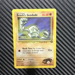 Brock’s Geodude 68/132 Pokemon TCG Pokemon Card (MYREF#6) - Image 1