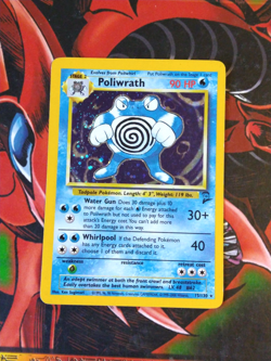 Poliwrath - 15/130 - Holo Rare - Base Set 2 Pokemon TCG LP - Image 1