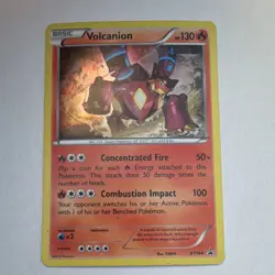 Pokemon Volcanion XY164 XY Promo Holo Basic 130 HP 50x 100 Attack - Image 1