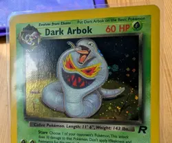 Dark Arbok 2/82 Team Rocket Holo Rare English TCG LP WOTC Vintage Pokemon - Image 3