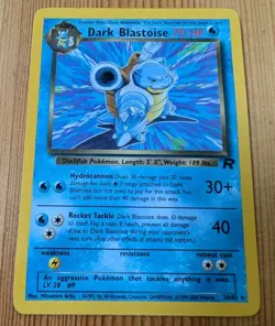 Pokemon TCG Team Rocket - Dark Blastoise Non Holo 20/82 Wotc Vintage MP - Image 1