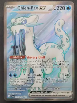 Chien-Pao ex 236/193 Ultra Rare Paldea Evolved Pokemon TCG - Image 1
