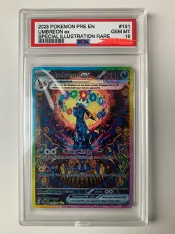 Pokemon TCG Umbreon EX Terastal English version special Art Rare PSA 10 - Image 1