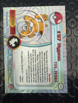 HOLO Hypno #97 Topps Blue Label TV Animation Edition Pokemon Trading CG 1999 NM - Image 2