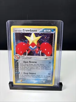 Team Aqua's Crawdaunt 2/95 Pokemon Team Magma vs Team Aqua Holo - Image 1