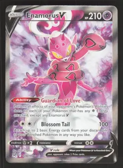 SWSH11 LOST ORIGIN ENAMORUS V 178/196 MINT ULTRA RARE FULL ART HOLO POKEMON - Image 1