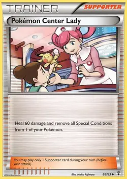 x4 Pokemon Center Lady - 68/83 - Uncommon Pokemon Generations M/NM - Image 1