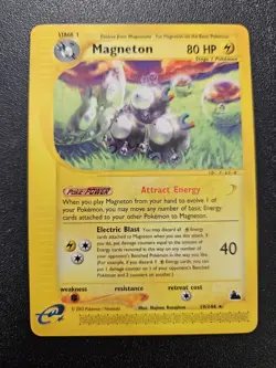 Pokemon Skyridge Magneton Non-Holo Rare 19/144 NEAR MINT - Image 1