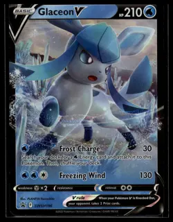 SWSH: Sword & Shield Promo Cards #SWSH196 Glaceon V Promo - Image 1
