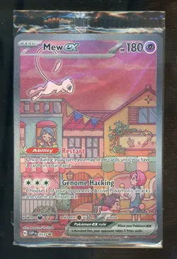 SEALED Mew ex 053 Sv: Scarlet & Violet Black Star Promo Card Holo Pokemon - Image 1