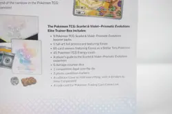 Pokemon TCG Scarlet & Violet Prismatic Evolutions Elite Trainer Box Ages 6+ - Image 3