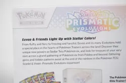 Pokemon TCG Scarlet & Violet Prismatic Evolutions Elite Trainer Box Ages 6+ - Image 4
