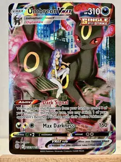 Pokemon Umbreon VMAX TCG TG23/TG30 SWSH Brilliant Stars Full Art Trainer Gallery - Image 1
