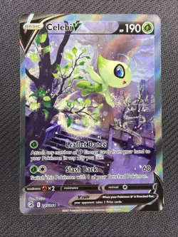 Pokemon TCG Celebi V Fusion Strike 245/264 Holo Full Art - Image 1