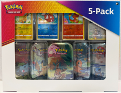 POKEMON KANTO FRIENDS MINI TIN BOX SET 4 HOLO PROMO COSTCO EXCLUSIVE NEW SEALED - Image 1