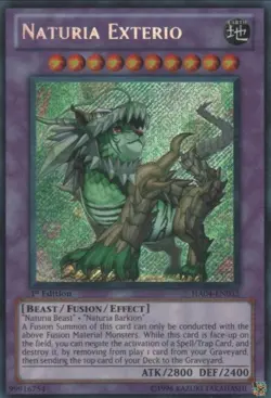 Yugioh! MP Naturia Exterio - HA04-EN055 - Secret Rare - Unlimited Edition Modera - Image 1