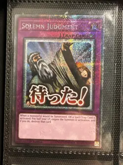 Solemn Judgment RA05-EN124 - Starlight Rare - Yugioh - Image 1