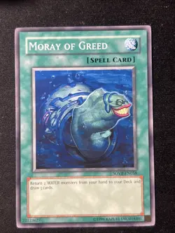 Moray of Greed - SOVR-EN058 - Common Unlimited NM Yugioh - Image 1