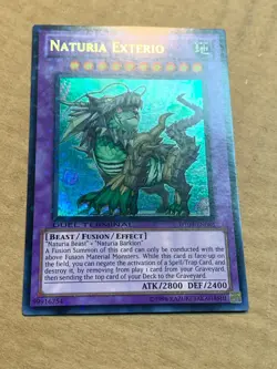 yugioh Naturia Exterio DT04-EN085 Ultra Parallel Rare Lightly Played (Excellent) - Image 4