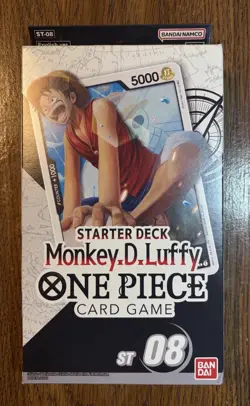 One Piece Card Game: ST08 - Monkey.D.Luffy SEALED Starter Deck 8 - Image 1