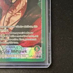Bandai One Piece CCG Dracule Mihawk OP14-020 Leader Foil AA EN - Image 3