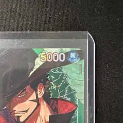 Bandai One Piece CCG Dracule Mihawk OP14-020 Leader Foil AA EN - Image 4