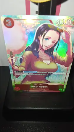 One Piece NICO ROBIN ST21-010 Alt Art Foil English Mint+ black lable ready✅ - Image 2