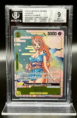 ONE PIECE PROMOS JAPANESE #OP06-101 O-NAMI R - 2nd ANNIVERSARY COMPLETE GUIDE - Image 1