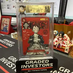 Monkey D. Luffy BGS 9.5 Gem Mint ST21-014 Promo ONE PIECE Magazine Japanese - Image 1