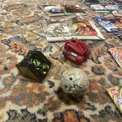 Mixed Bakugan Battle Brawler Figures & Magnetic Cards Dragonoid, Etc. - Image 3