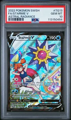 PSA 10 Starmie V TG13/TG30 Pokemon Misty SWSH Astral Radiance BEAUTIFUL Card - Image 1